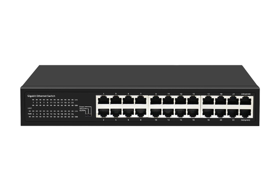 Switch Ethernet industriale intelligente da 48 Gbps Pratico RTL8382L 24 porte