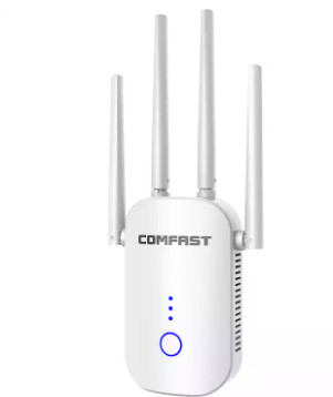 Estensore di portata wireless durevole 2.4G 5G, ripetitore di segnale WiFi di 4 antenne